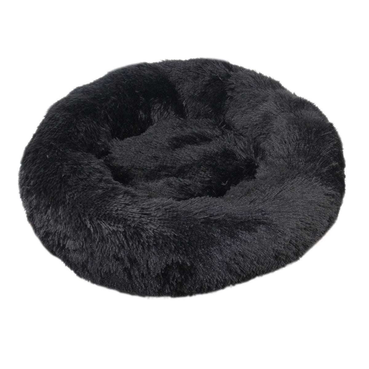 Oversized Calming Donut Dog Bed – XL Plush Round Bed for Large Dogs