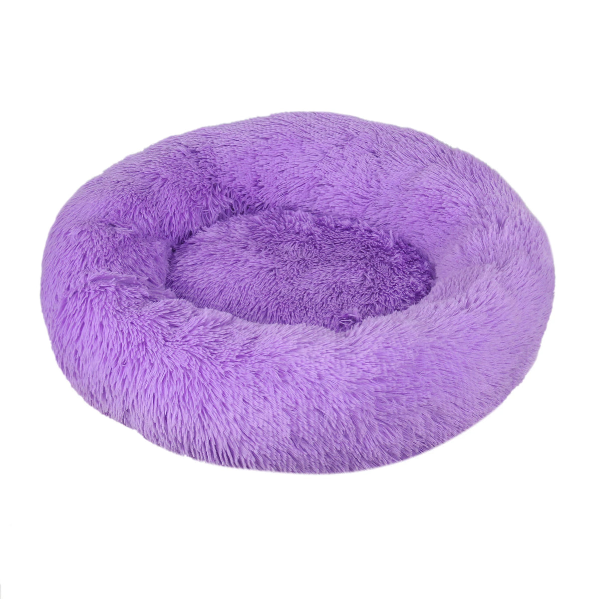 Oversized Calming Donut Dog Bed – XL Plush Round Bed for Large Dogs