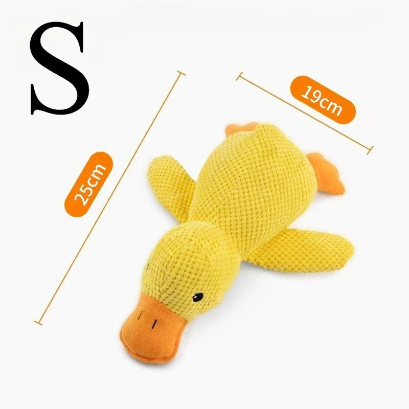 Quacking Duck Dog Toy – Interactive Squeaky Chew Toy for Dogs