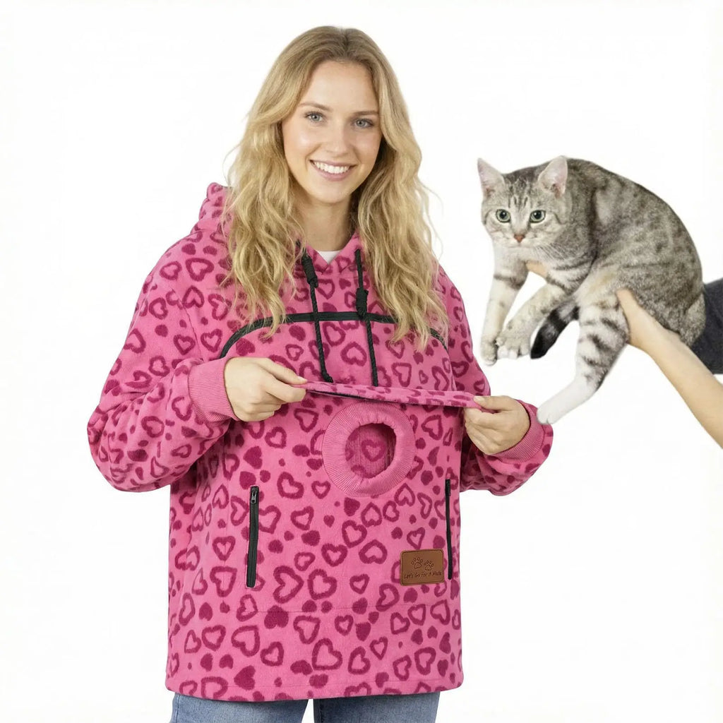 PetHug™ Hoodie 🐶🐱💖 — Cozy Pet Pouch & Warm Comfort