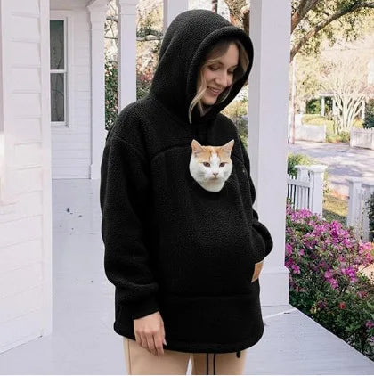 PetHug™ Hoodie 🐶🐱💖 — Cozy Pet Pouch & Warm Comfort