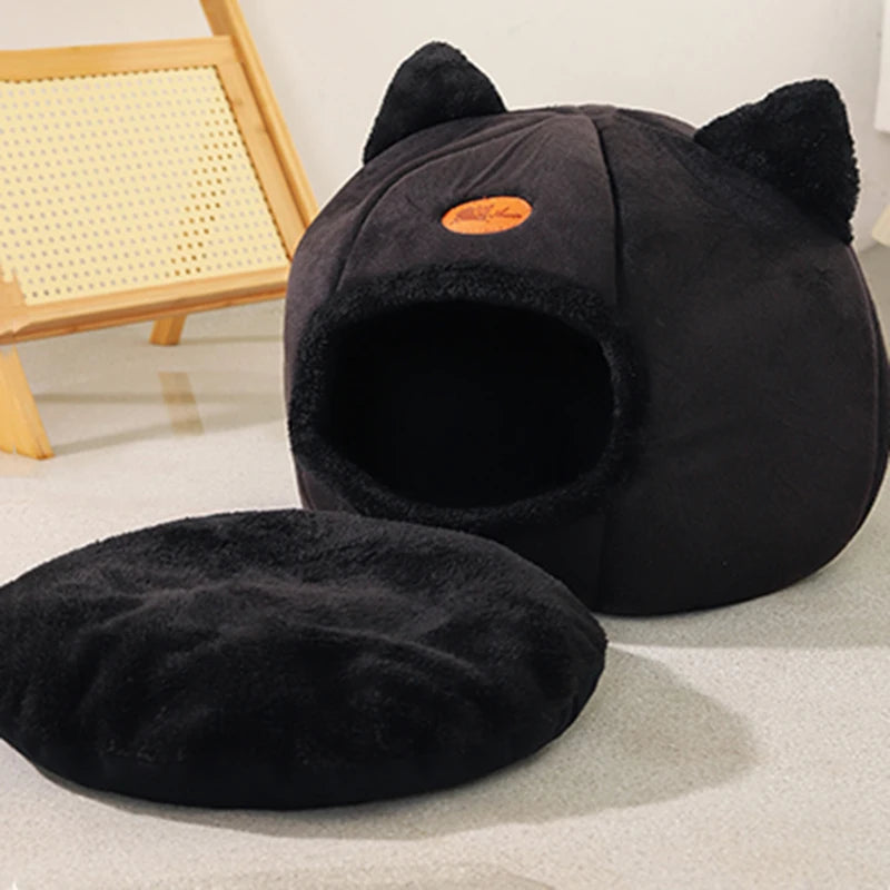Cozy Cave Dog Bed – Deep Sleep Den for Anxious & Burrowing Dogs