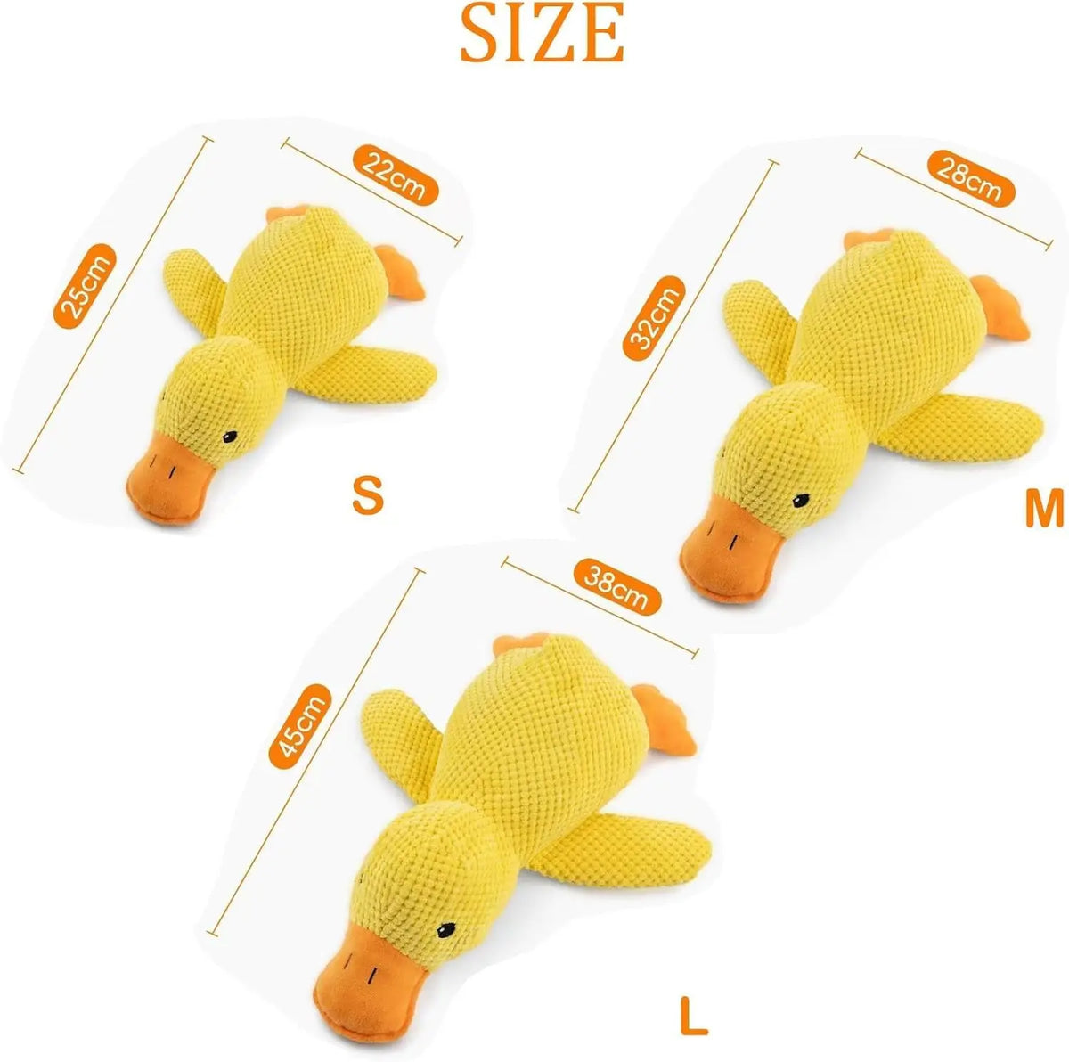 Quacking Duck Dog Toy – Interactive Squeaky Chew Toy for Dogs