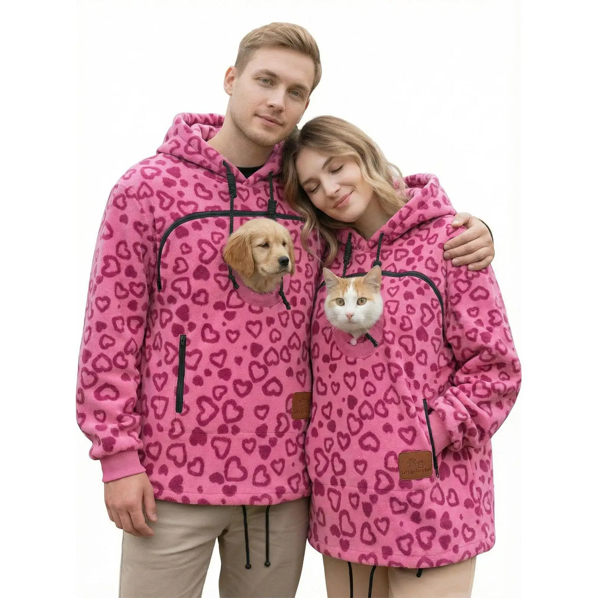 PetHug™ Hoodie 🐶🐱💖 — Cozy Pet Pouch & Warm Comfort