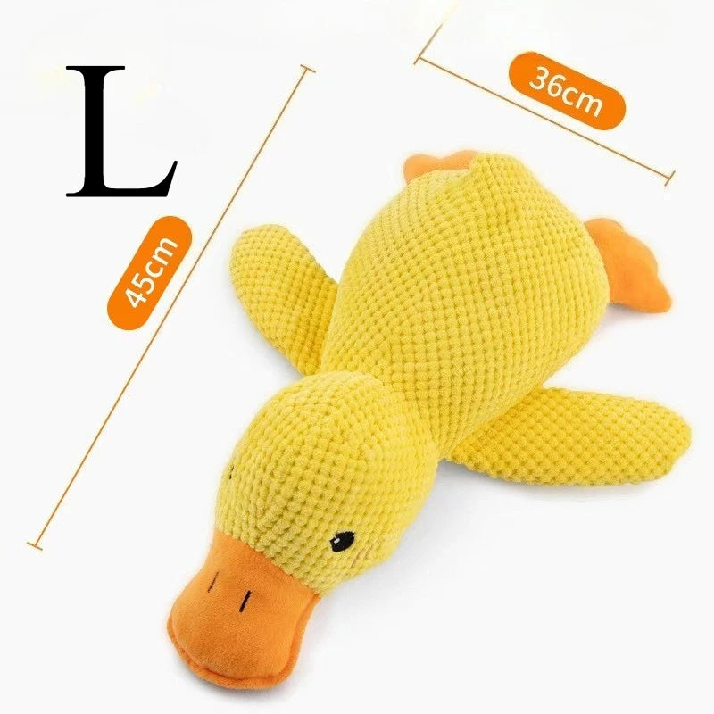Quacking Duck Dog Toy – Interactive Squeaky Chew Toy for Dogs