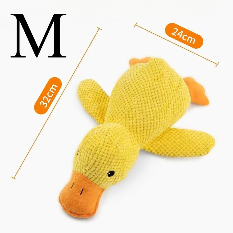 Quacking Duck Dog Toy – Interactive Squeaky Chew Toy for Dogs