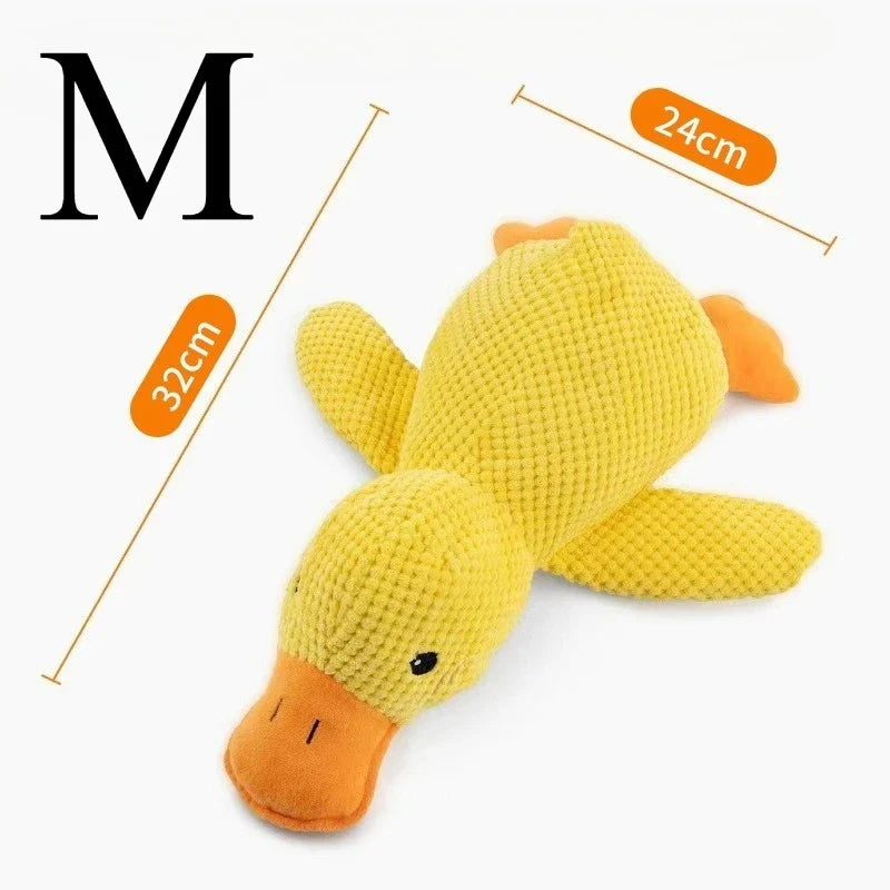 Quacking Duck Dog Toy – Interactive Squeaky Chew Toy for Dogs